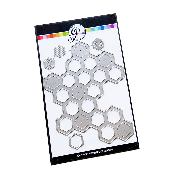 Catherine Pooler - Dies - Honeycomb. Available at Embellish Away located in Bowmanville Ontario Canada.