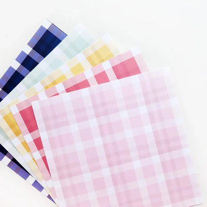 Catherine Pooler - Patterned Paper - Charismatic. Plaid print, a timeless touch. Available at Embellish Away located in Bowmanville Ontario Canada.