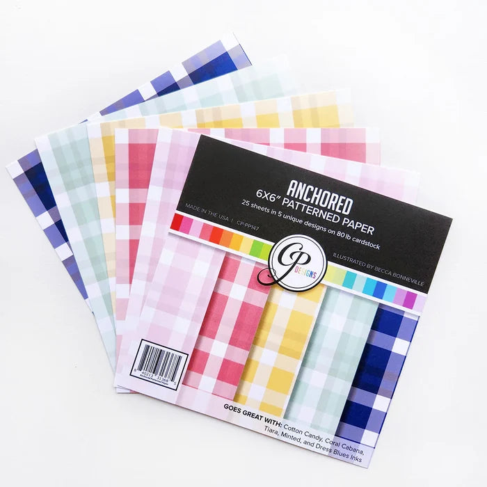 Catherine Pooler - Patterned Paper - Charismatic. Plaid print, a timeless touch. Available at Embellish Away located in Bowmanville Ontario Canada.