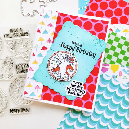 Catherine Pooler - Patterned Paper - Big Splash. Available at Embellish Away located in Bowmanville Ontario Canada. Example by Catherine Pooler designs brand ambassador.