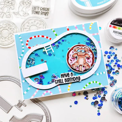 Catherine Pooler - Patterned Paper - Big Splash. Available at Embellish Away located in Bowmanville Ontario Canada. Example by Catherine Pooler designs brand ambassador.