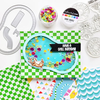Catherine Pooler - Patterned Paper - Big Splash. Available at Embellish Away located in Bowmanville Ontario Canada. Example by Catherine Pooler designs brand ambassador.
