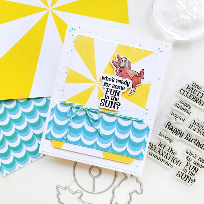 Catherine Pooler - Patterned Paper - Big Splash. Available at Embellish Away located in Bowmanville Ontario Canada. Example by Catherine Pooler designs brand ambassador.