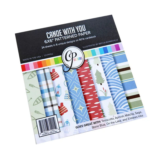 Catherine Pooler - Patterned Paper - Canoe with You. Plaid print, a timeless touch. Available at Embellish Away located in Bowmanville Ontario Canada.