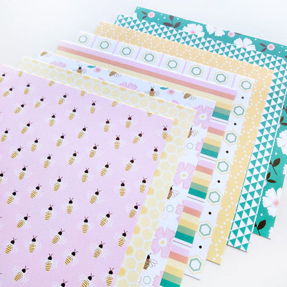 Catherine Pooler - Patterned Paper - Hey There Honey. Available at Embellish Away located in Bowmanville Ontario Canada.