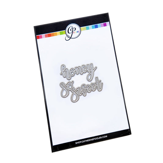 Catherine Pooler - Word Die - So Sweet. Available at Embellish Away located in Bowmanville Ontario Canada.