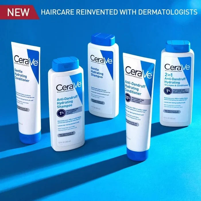 Cerave Gentle Hydrating Shampoo 355ml شامبو سيرافي المرطب اللطيف - Princess Cosmetics Qatar