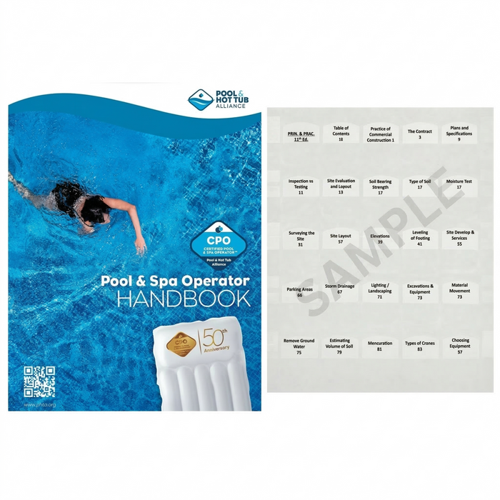 Certified Pool & Spa Operator (CPO) Handbook, 2024