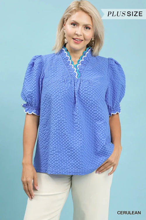 Cerulean Detail Top