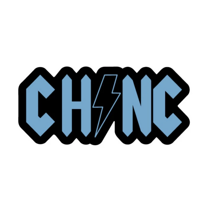 Chapel Hill Rock Font Rugged Sticker by SHB - Main View - Shrunken Head