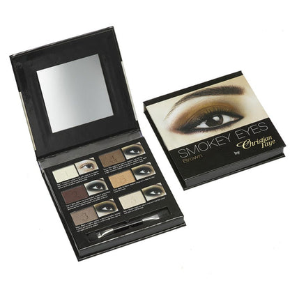Christian Faye Smokey Eye 6 Colour Palette in Brown