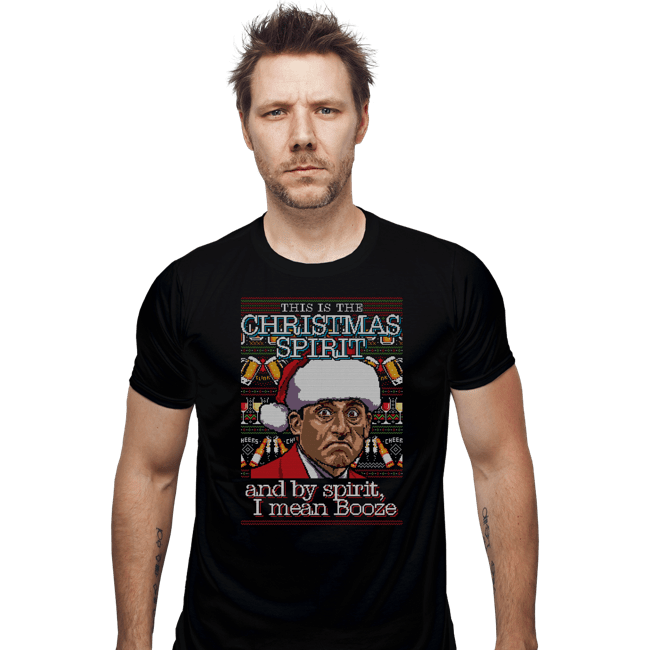Shirts Fitted Shirts, Mens / Small / Black Christmas Spirit