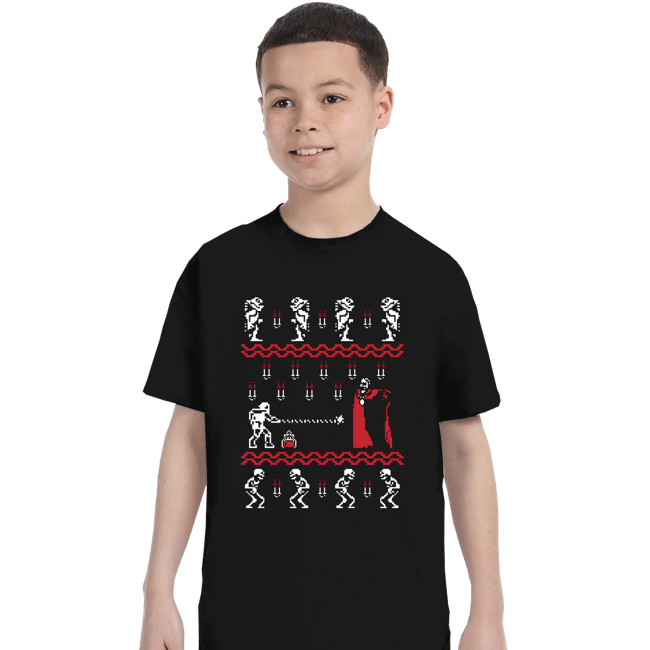 Shirts T-Shirts, Youth / XS / Black Christmasvania