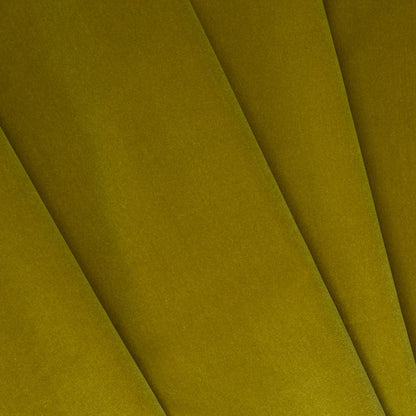 Golden chartreuse velvet fabric