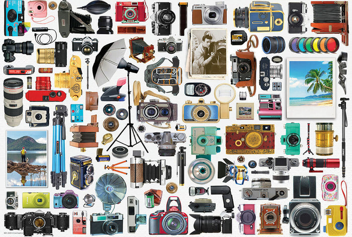 Classic Camera Tin 550-Piece Puzzle