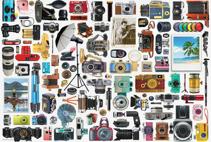 Classic Camera Tin 550-Piece Puzzle