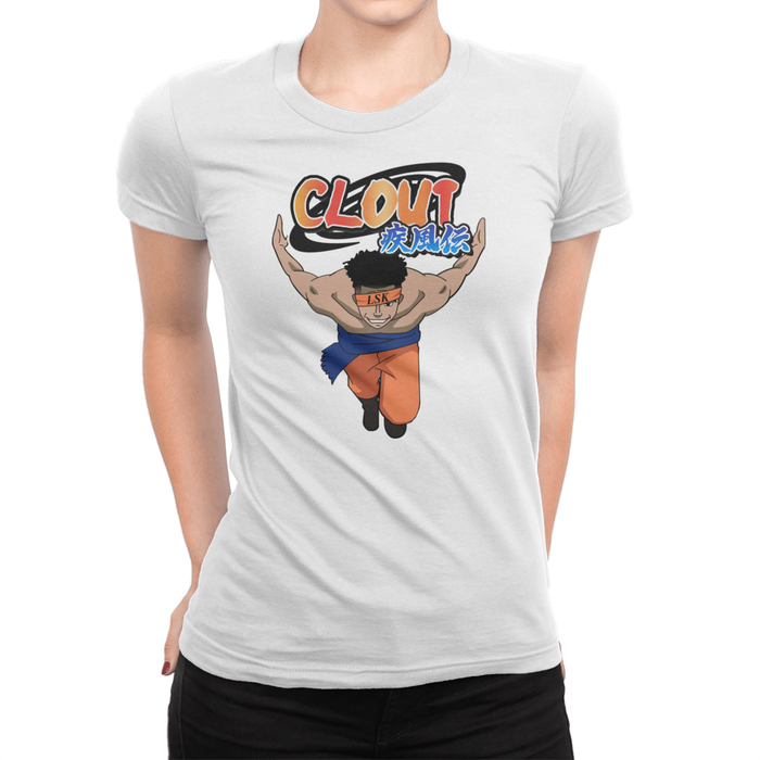 Clout Chaser - Ladies Shirt White