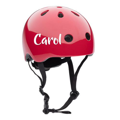 CoConuts Fahrradhelm Ruby Red XS 44 bis 51 cm personalisierbar