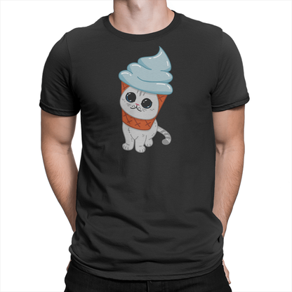 Coffee Ice Cream Cone Unisex Shirt Black