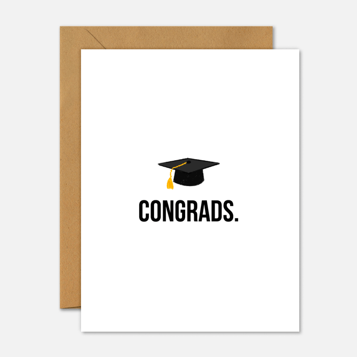 Congrads – Graduation Card - Footnotes Paper