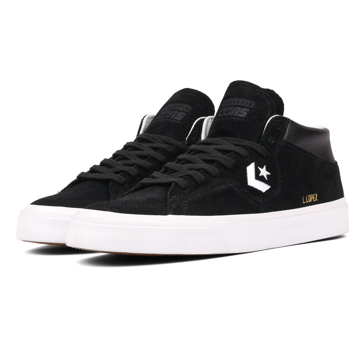 Converse Cons - Louie Lopez Pro Mid (Black/Black/White) *SALE