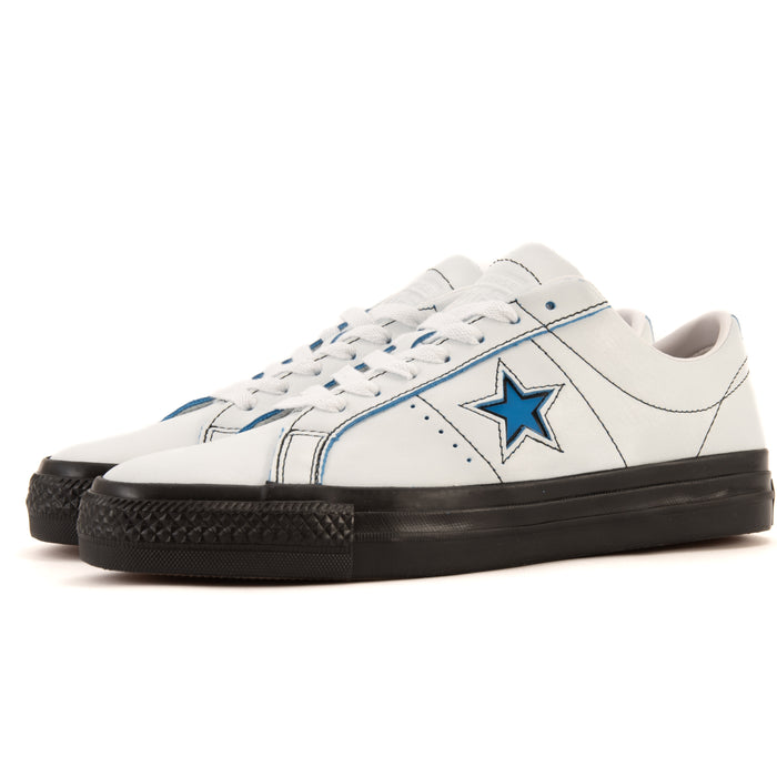 Converse Cons - One Star Pro OX (White/Black/Kinetic Blue) *SALE