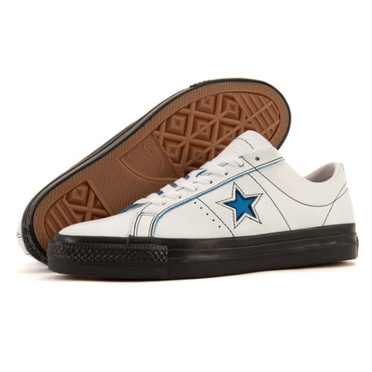 Converse Cons - One Star Pro OX (White/Black/Kinetic Blue) *SALE
