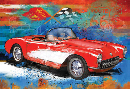 Corvette Cruising Tin