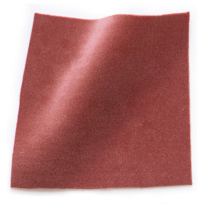 Square fabric swatch in dusty rose velvet texture for Cosmo Velvet Pillow, made-to-order with quick delivery in the USA.