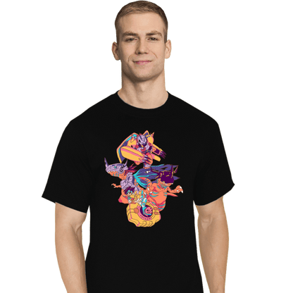 Daily_Deal_Shirts T-Shirts, Tall / Large / Black Courage