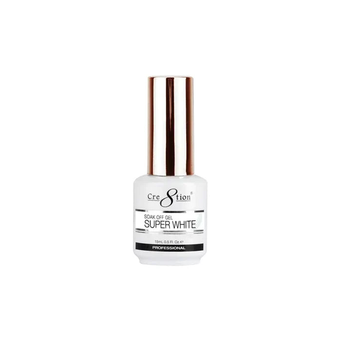 Cre8tion Soak Off Gel - Super White