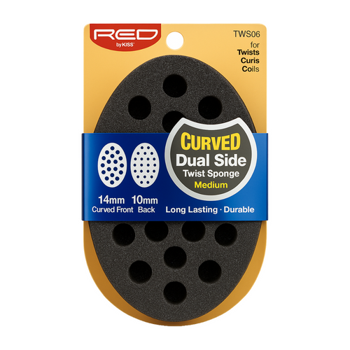 Curved Dual Side Twist Sponge [Medium] #TWS06