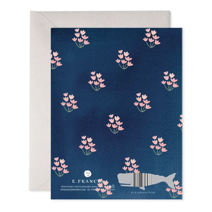 Dainty Block Print Birthday Card