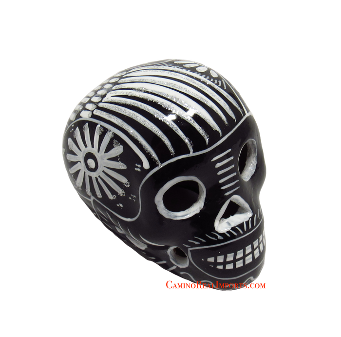 Day Of The Dead Hand Painted 3'' Skull MCSSM007