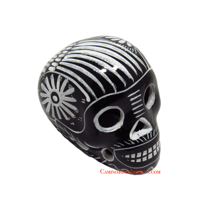 Day Of The Dead Hand Painted 3'' Skull MCSSM007