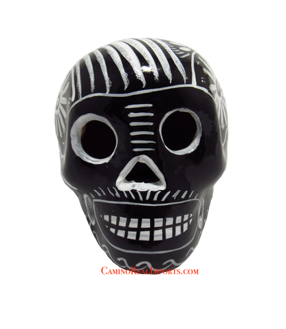 Day Of The Dead Hand Painted 3'' Skull MCSSM007