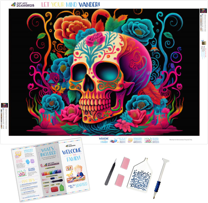 Day Of The Dead Vibrant Colors
