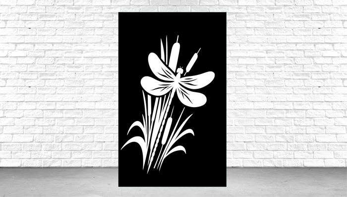 Decorative Panel, Indoor & Outdoor - Dragonfly13