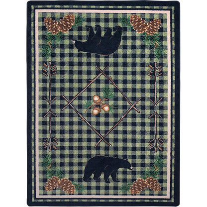 Image of an area rug, Deep Woods - Green