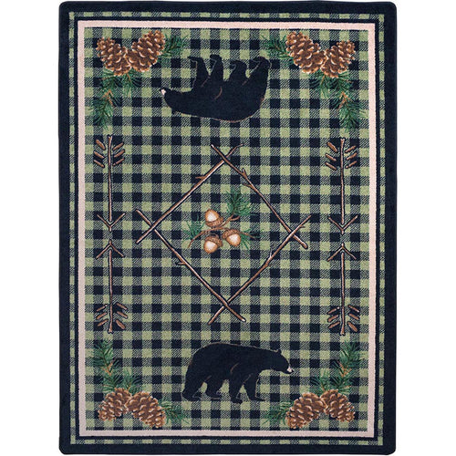 Image of an area rug, Deep Woods - Green