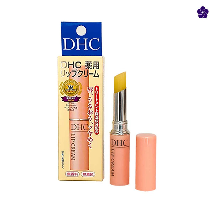 DHC Lip Cream 1,5gr box and Lipstick. Japanese lip balm. Murasaki Cosmetics Japanese skincare in Netherlands