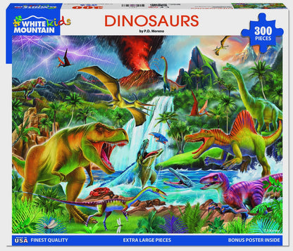 Dinosaurs (1821pz) - 300 Piece Jigsaw Puzzle