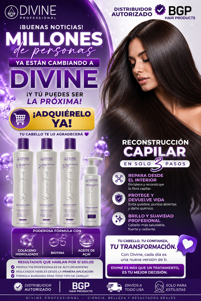 DIVINE BACK BAR 1000 ML SHAMPOO+CONDITIONER