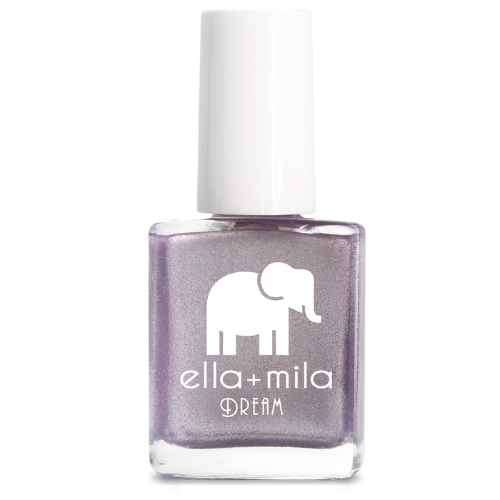 Dolled Up metallic silver purple nail polish bottle – ella+mila Dream