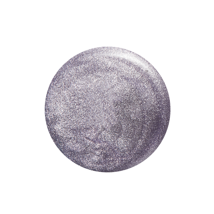 Dolled Up metallic silver purple nail polish color swatch