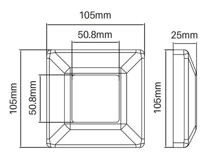 Domical cover for semi frameless pool fence posts - Image 2