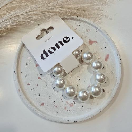 Done Large Pearl Hair Tie
