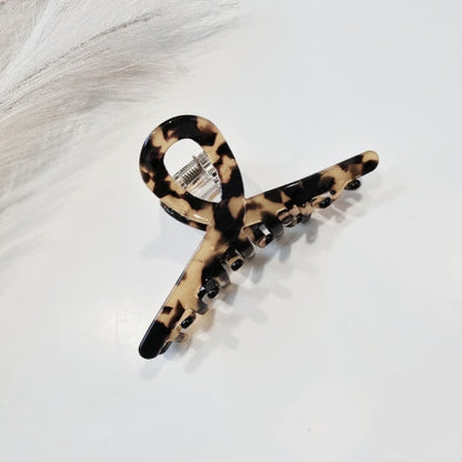 Done Medium Twist Claw Clip Brown Leopard