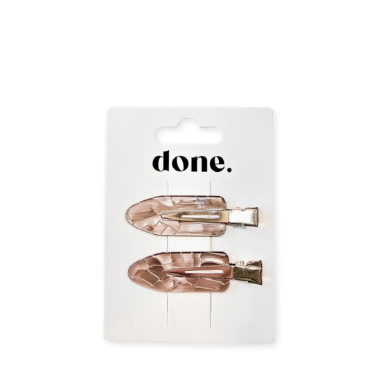 Done No Crease Clips 2 Piece Gold