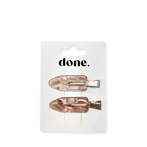 Done No Crease Clips 2 Piece Gold